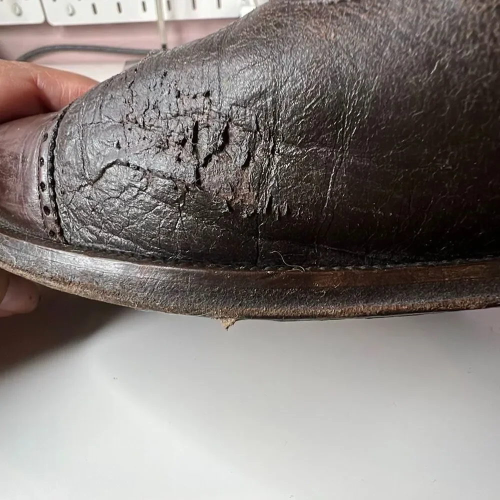 Magnanni Cap Toe Brown Lace Up Oxford Medium Classic Leather